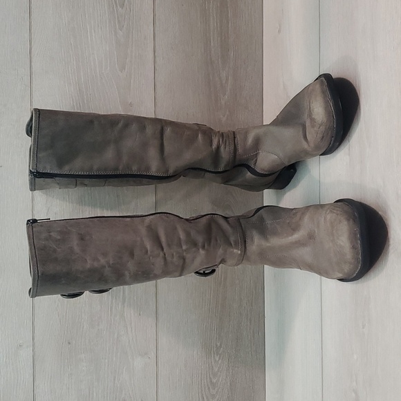 Born Women Attila  Comfort Leather Tall Riding Boots shoes sz 7.5 - Picture 4 of 14